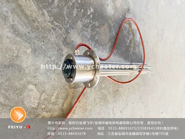 带温控的法兰电加热管
